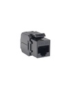 Jack RJ45 CAT6A Hembra Negro, Keystone Armado sin herramienta Toolless, bolsas de 6 unidades, LANTEK LTK-C6AJBK
