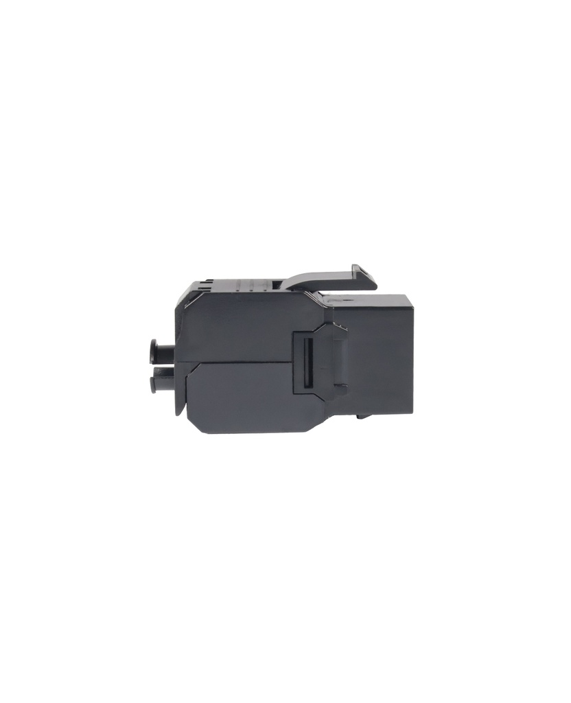 Jack RJ45 CAT6A Hembra Negro, Keystone Armado sin herramienta Toolless, bolsas de 6 unidades, LANTEK LTK-C6AJBK