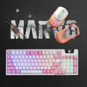 Trust teclado y mouse inalambrico eco en español teclas y botones silenciosos - 24531