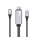 CABLE ADAPTADOR TIPO C A HDMI 4K 60HZ CON USB C CON SOPORTE PD CARGA RAPIDA OTN 9572PD 1.8M