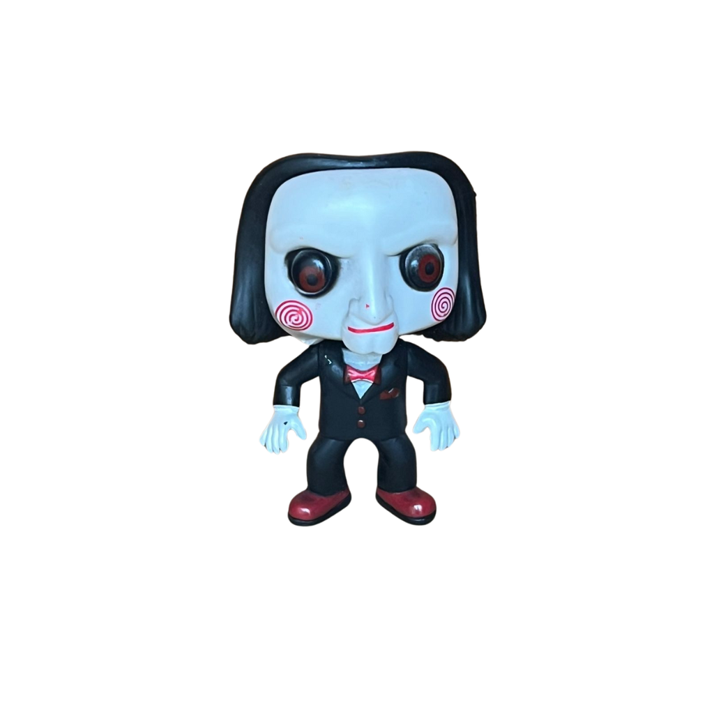 COLECCIÓN POP FIGURA DE TERROR SAW BILLY MUÑECO DE JIGSAW 10 CM