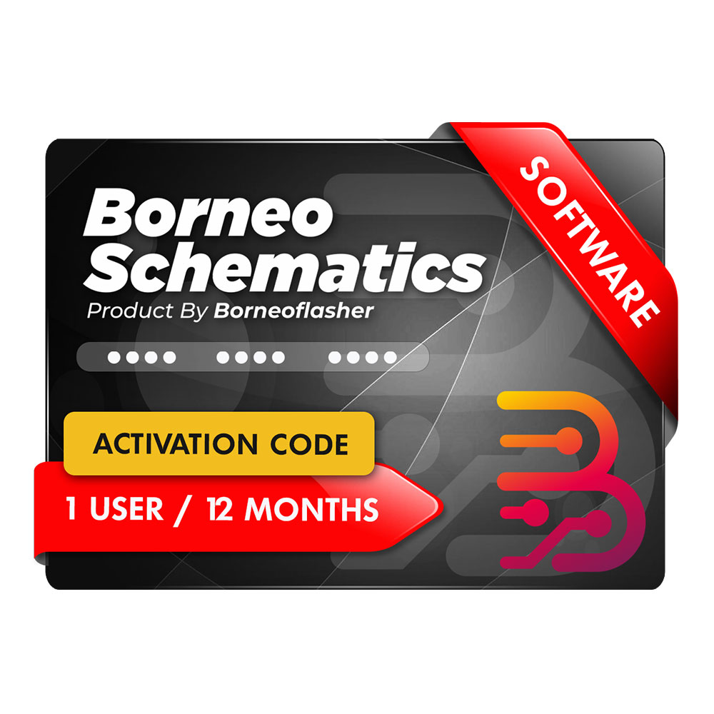 Renovación de activación Borneo Schematics (1 usuario / 12 meses)