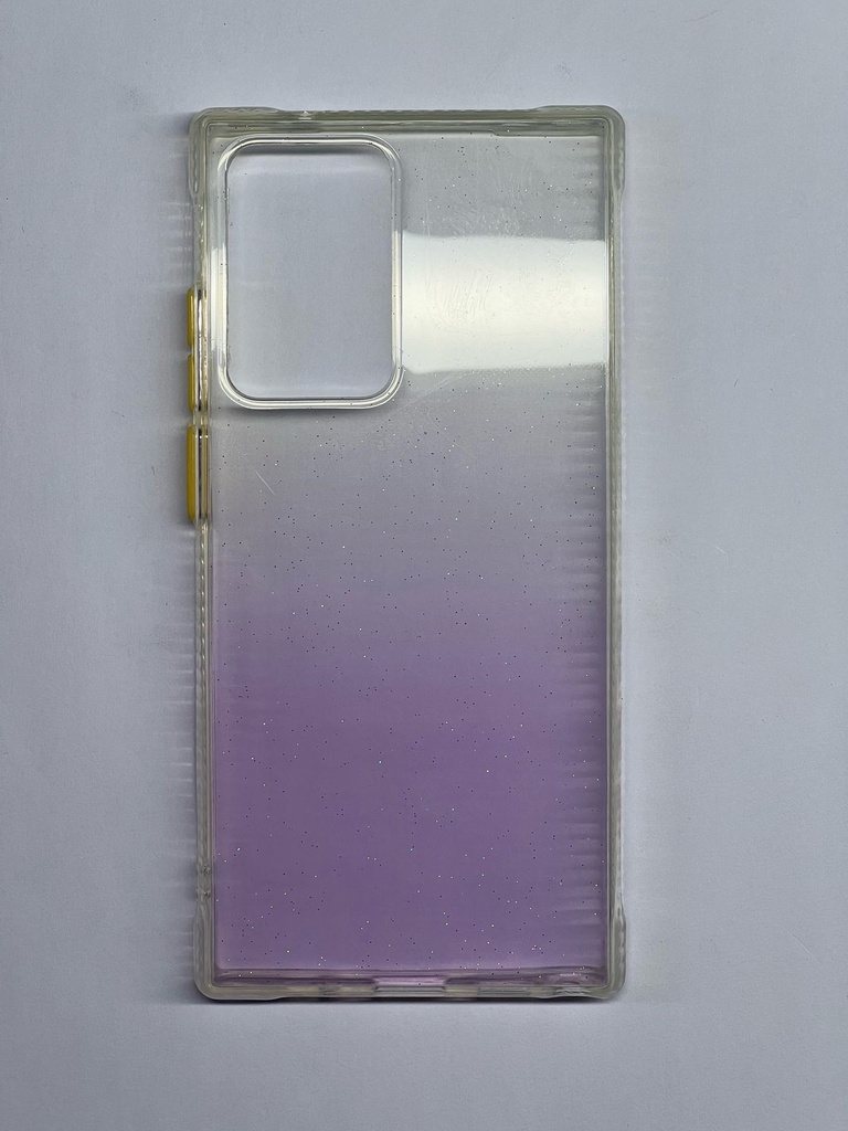 ESTUCHE TRANSPARENTE LILA PARA SAMSUNG NOTE 20 ULTRA