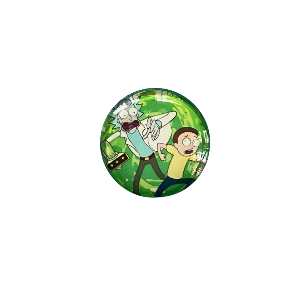 Pop Socket 3D que brilla en la oscuridad RICK Y MORTI