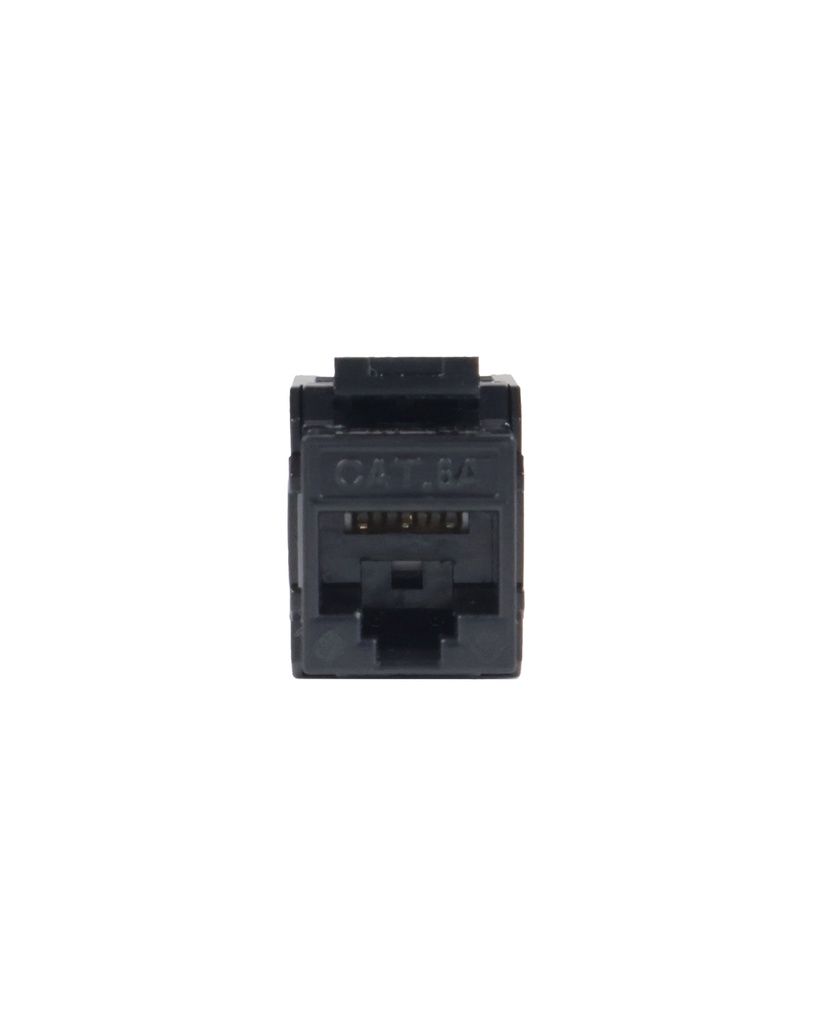 Jack RJ45 CAT6A Hembra Negro, bolsas de 6 unidades, LANTEK LTK-C6AJBK