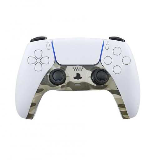 CARATULA INFERIOR CONTROL PS5 CAMUFLADO GRIS