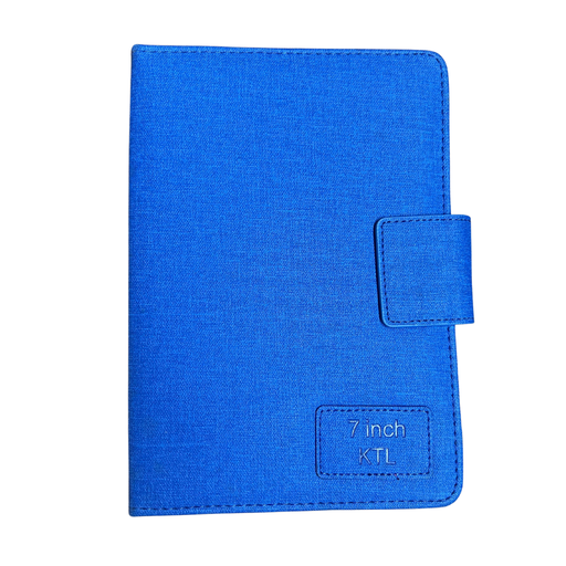 ESTUCHE AGENDA TABLET UNIVERSAL TELA 7" CELESTE