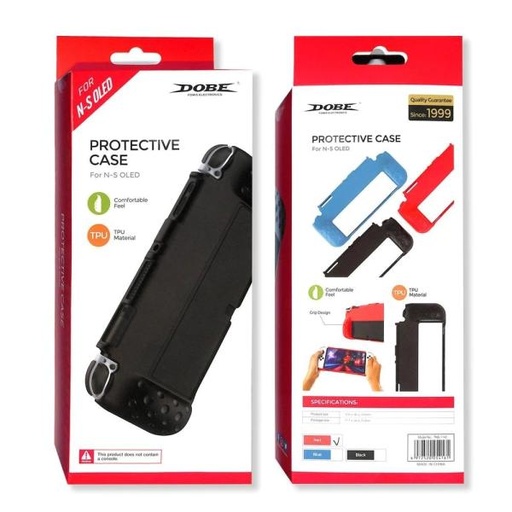 TNS-1142 PROTECTOR TPU-SILICON SWITCH OLED DOBE ROJO