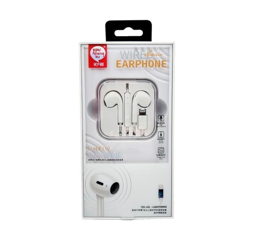 AUDIFONO MANOS LIBRES YSK-148 YOUSHENGKU BLANCO