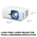 Viewsonic Proyector Laser, 4500ANSI Lumenes LS630W