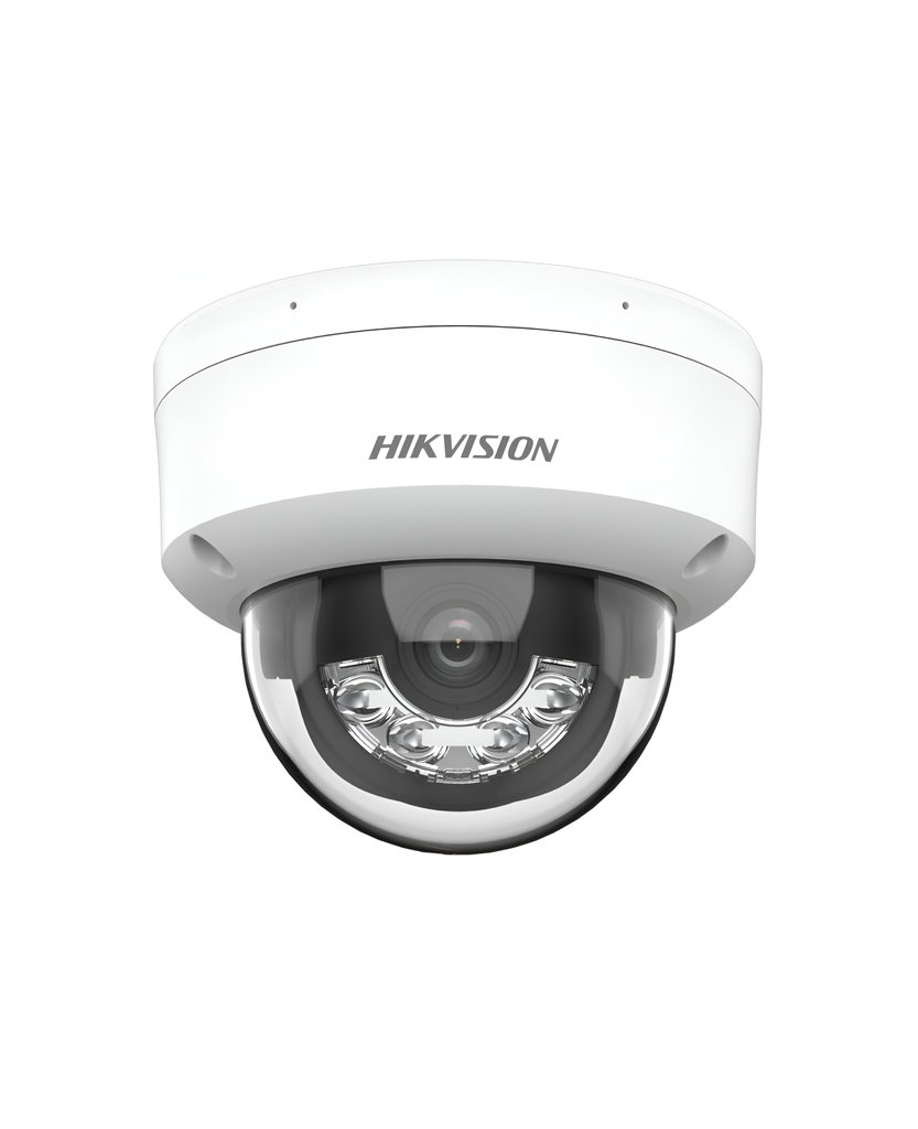 Camara Domo IP 2MP 2.8mm IP67 IK08 H.265+ PoE Micrófono Integrado, HIKVISION DS-2CD1123G2-LIU