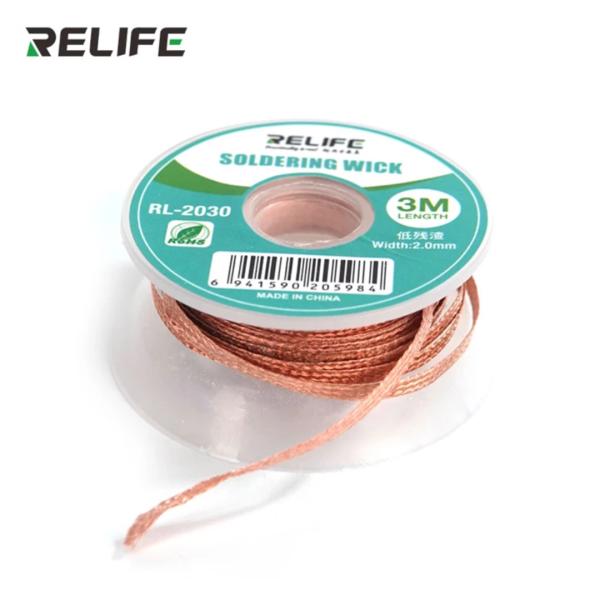 MALLA PARA DESOLDAR RL-2030 RELIFE 3M 2.0MM