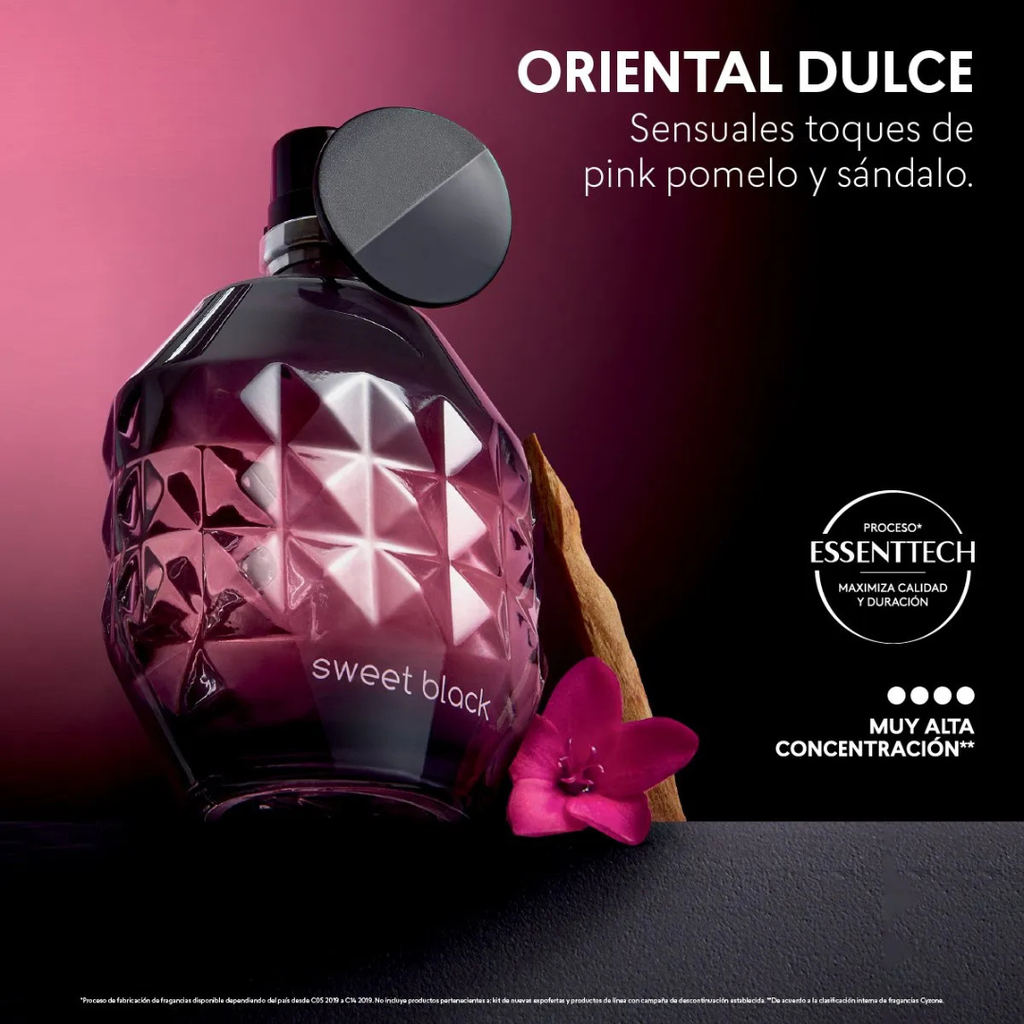 Perfume De Mujer Sweet Black, 50 ml