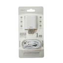 CARGADOR CASA SERIE JANE RP-U35 REMAX LIGHTNING BLANCO