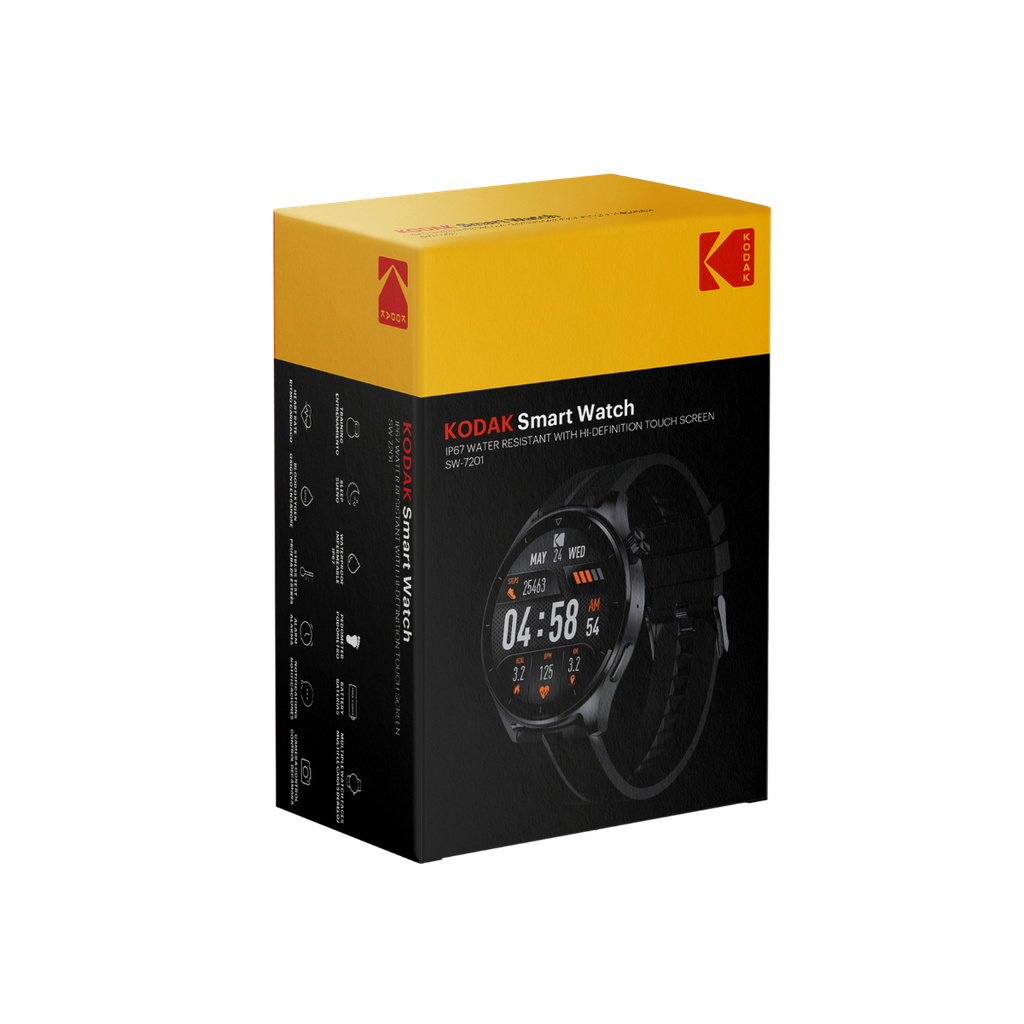 Kodak reloj inteligente SW7201 negro 1,45" full touch