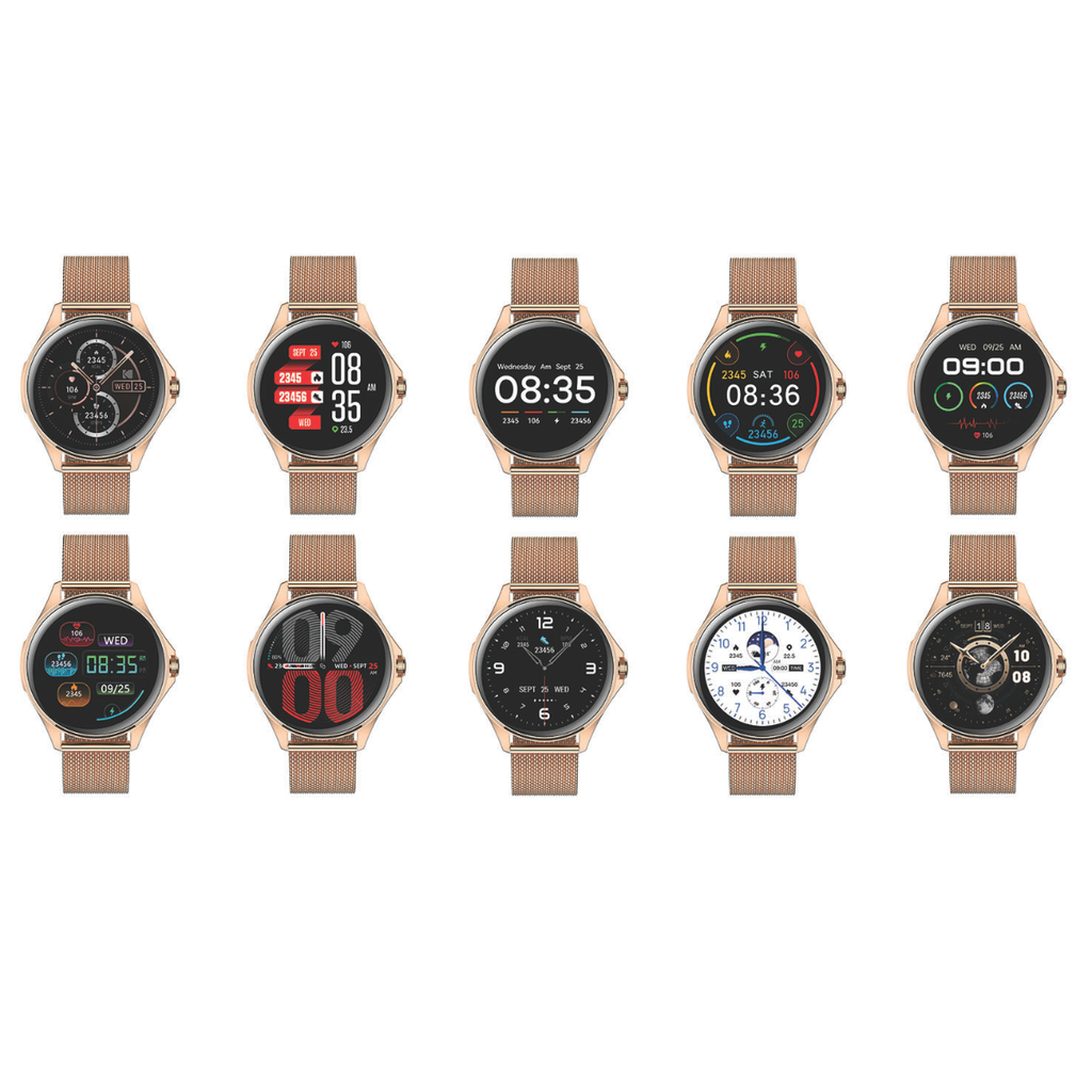 Kodak reloj inteligente SW7211 oro rosa 1,32" full touch