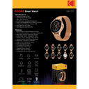 Kodak reloj inteligente SW7211 oro rosa 1,32" full touch