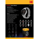 Kodak reloj inteligente SW7211 oro rosa 1,32" full touch