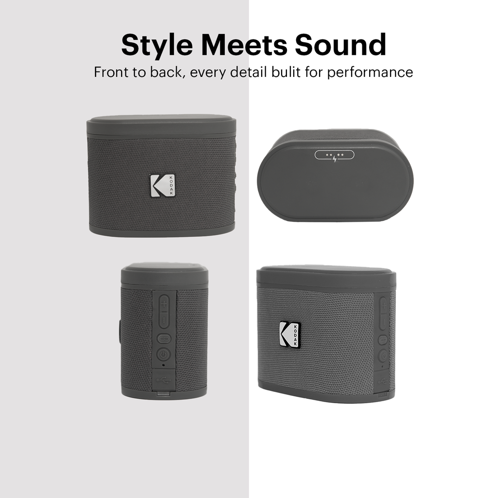 Kodak soundbrix audio portable 5 W color negro - B0DQVCB8GJ