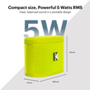 Kodak reloj inteligente SW7211 oro rosa 1,32" full touch