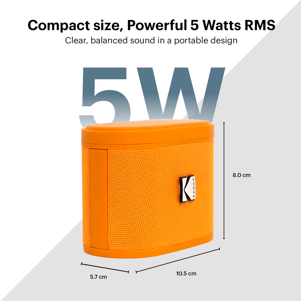 Kodak soundbrix audio portable 5 W color negro - B0DQVCB8GJ