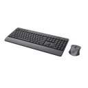 Trust teclado y mouse inalambrico eco en español teclas y botones silenciosos - 24531