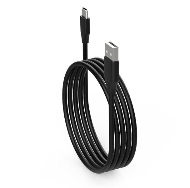 CABLE USB TIPO C PARA CONTROLES PLAY STATION 5 TP5-3580 DOBE 3M NEGRO