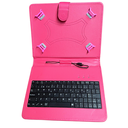 Agenda Universal Cuero 8 Pulgadas rosado con teclado 