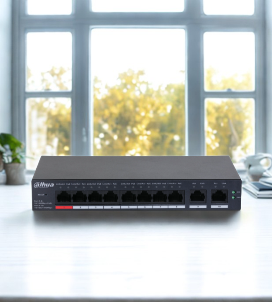 Dahua switch 10 puertos con 8 Puertos PoE -DH-CS4010-8ET-110- 1.0.01.20.11245-9003