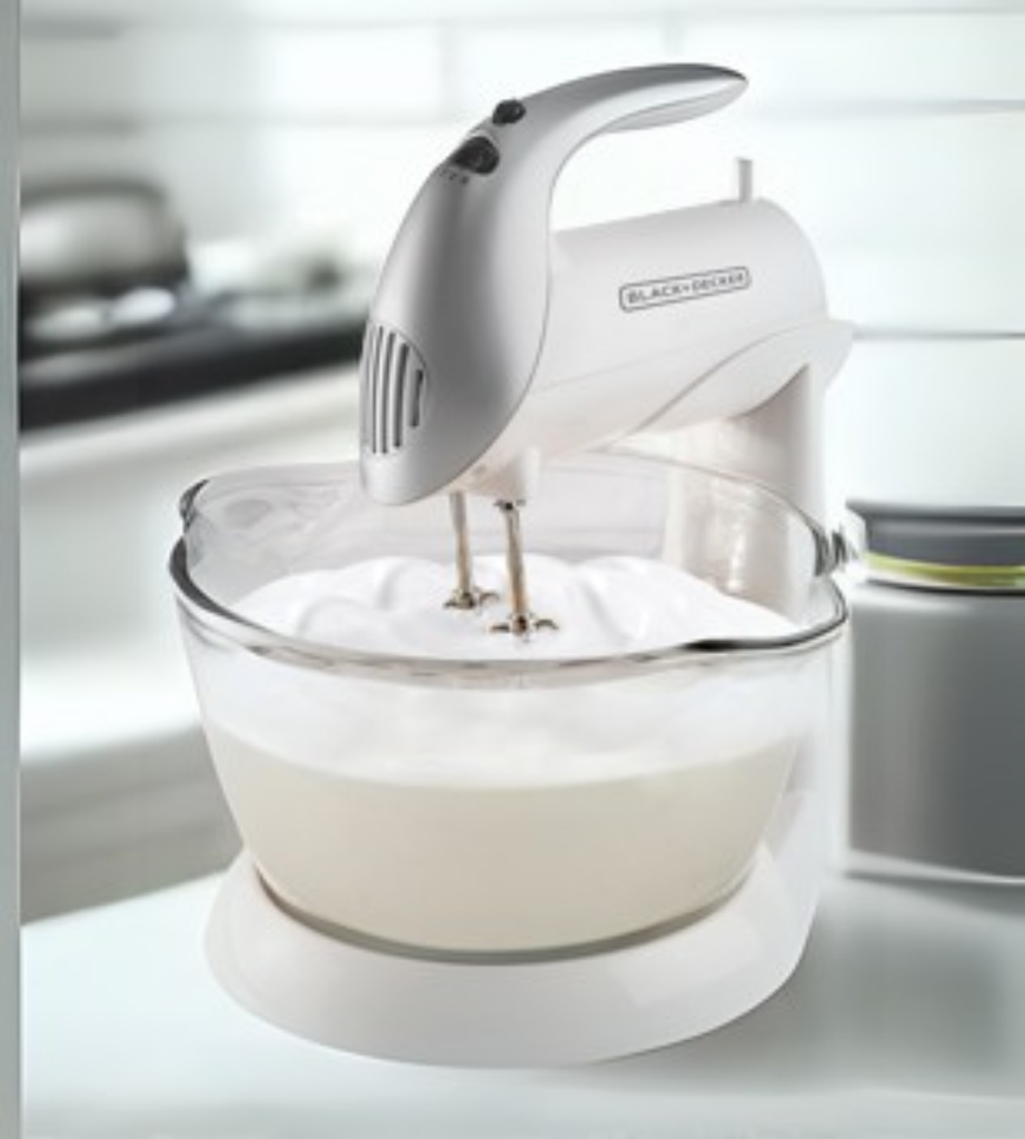 Black + Decker batidora de pedestal 250w con tazon blanca MX900