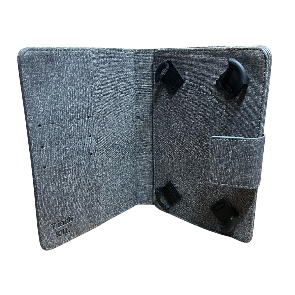 ESTUCHE AGENDA TABLET UNIVERSAL TELA 7 GRIS