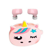 AUDIFONOS MANOS LIBRES BLUETOOTH TWS AIRPODS KR-3500 COLOR UNICORNIO
