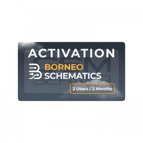 Activación Borneo Schematics (2 usuarios / 3 meses)