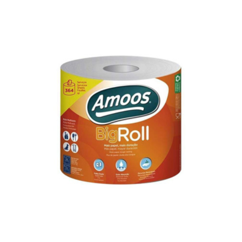 Amoos toalla mayordomo big roll doble hoja 364h J629108.3
