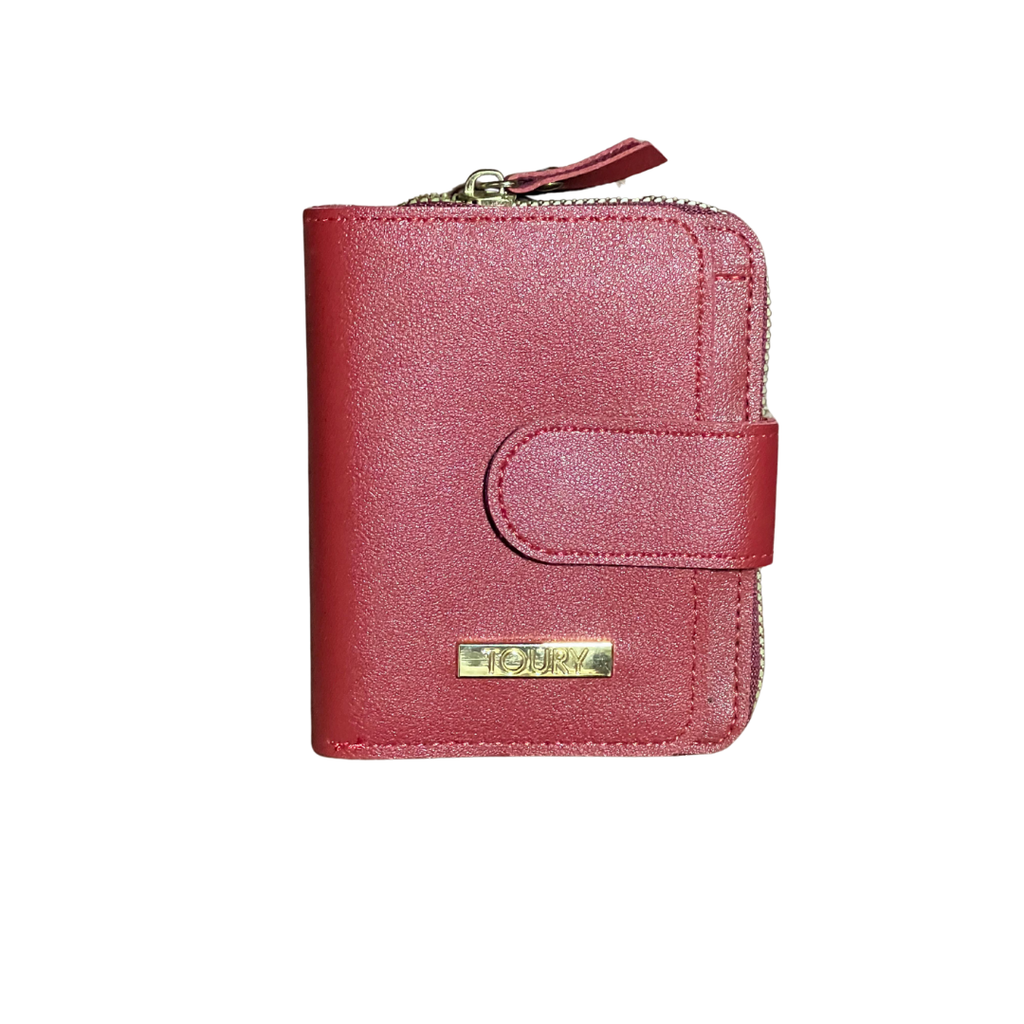 BILLETERA TOURY PEQUEÑA ROJA