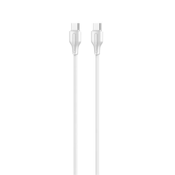 CABLES USB TIPO-C A TIPO C LC121C LDNIO BLANCO