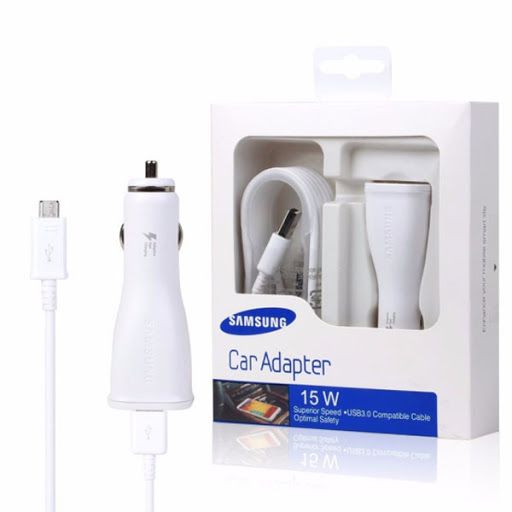 CARGADOR CARRO USB MICRO B SAMSUNG CARGA RAPIDA