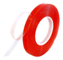CINTA ADHESIVA DOBLE CARA 2M 3MM ROJA
