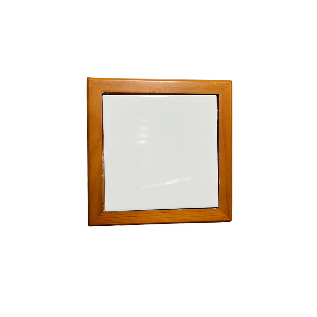 Ceramica sublimable con marco 4.25" * 4.25"