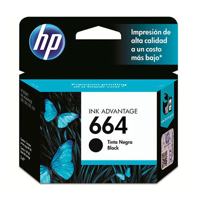 Hp Cartucho Hp 664 negro F6V29AL