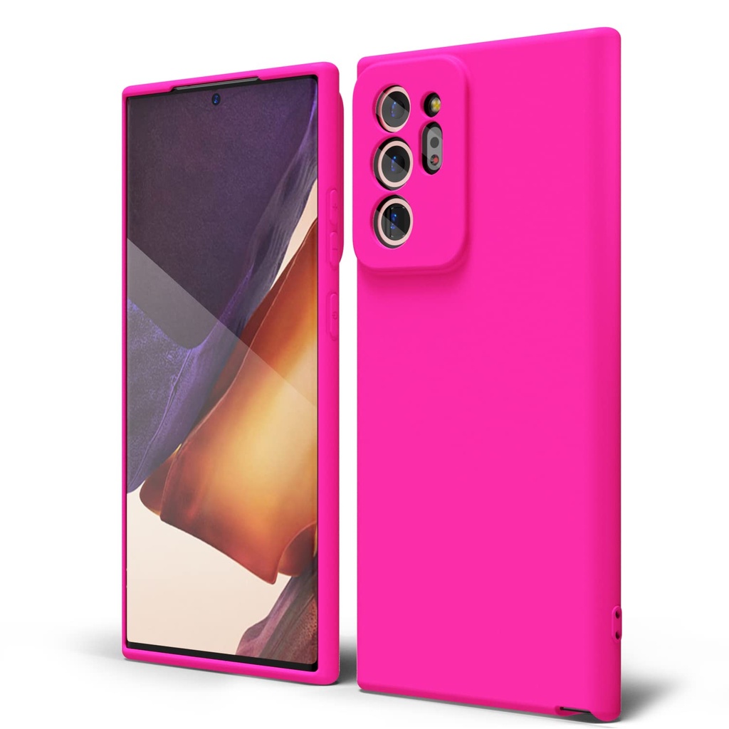 ESTUCHE DE SILICON PARA SAMSUNG NOTE 20 ULTRA FUSHIA