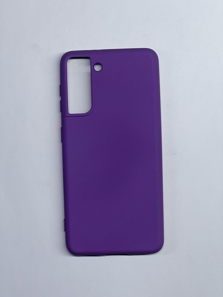 ESTUCHE DE SILICON PARA SAMSUNG S21 MORADO