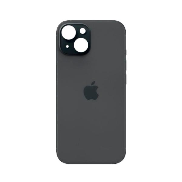 TAPA IPHONE 15 NEGRA SIN MARCO