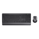 Trust teclado y mouse inalambrico eco en español teclas y botones silenciosos - 24531