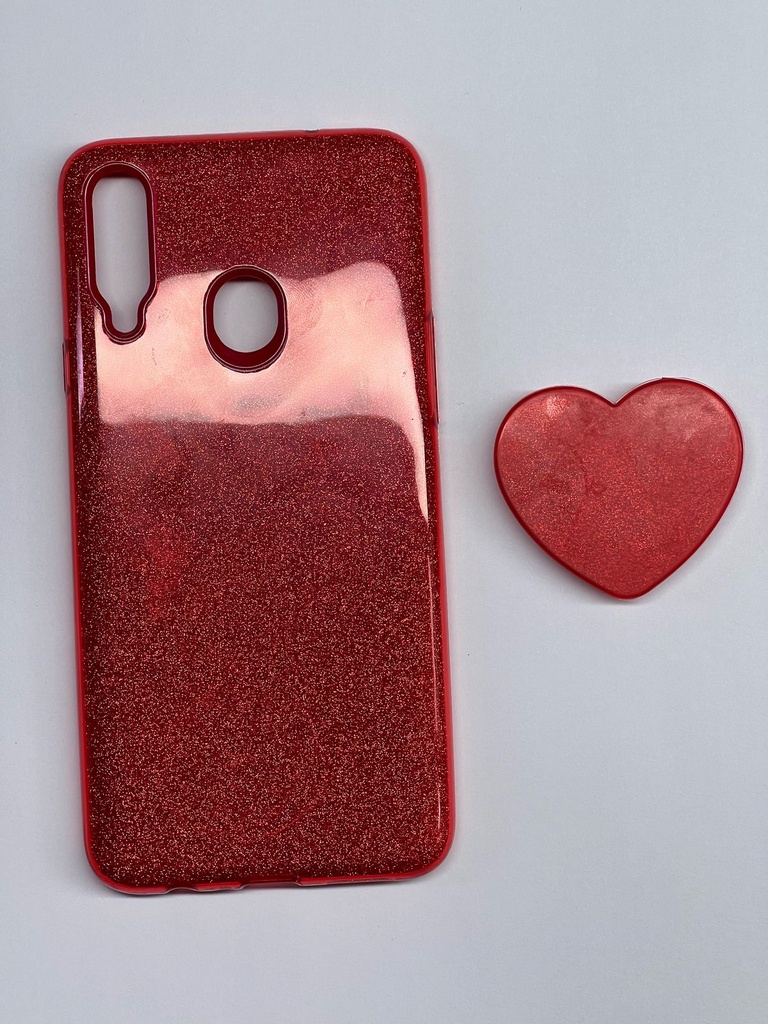ESTUCHE SAMSUNG A20S ROJO