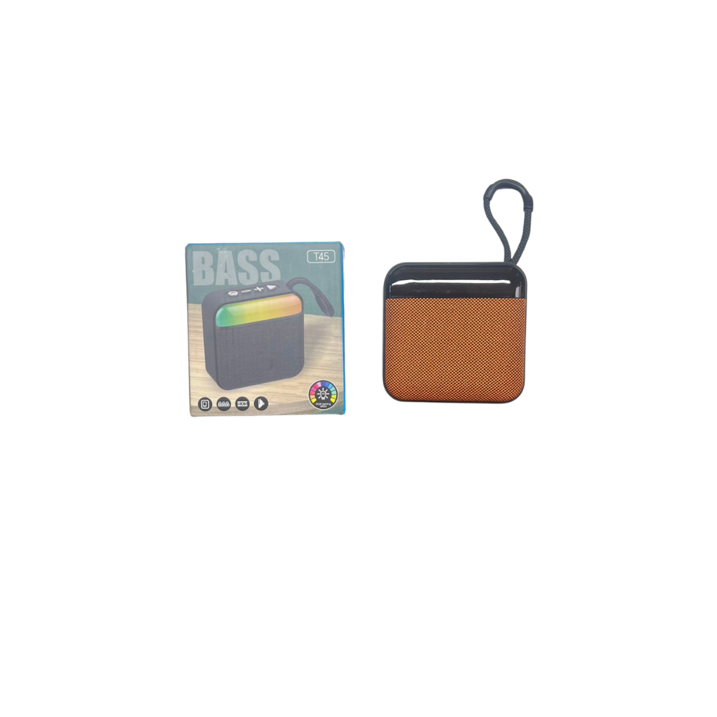 Parlante Inalámbrico Portátil BASS T45 MOSTAZA