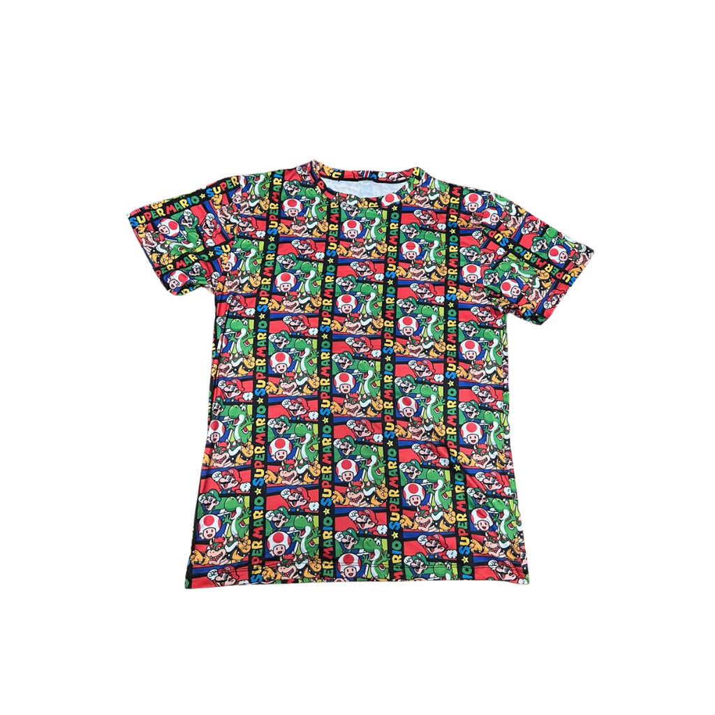 camisa de vestir Diseño Mario Bros unisex Talla S