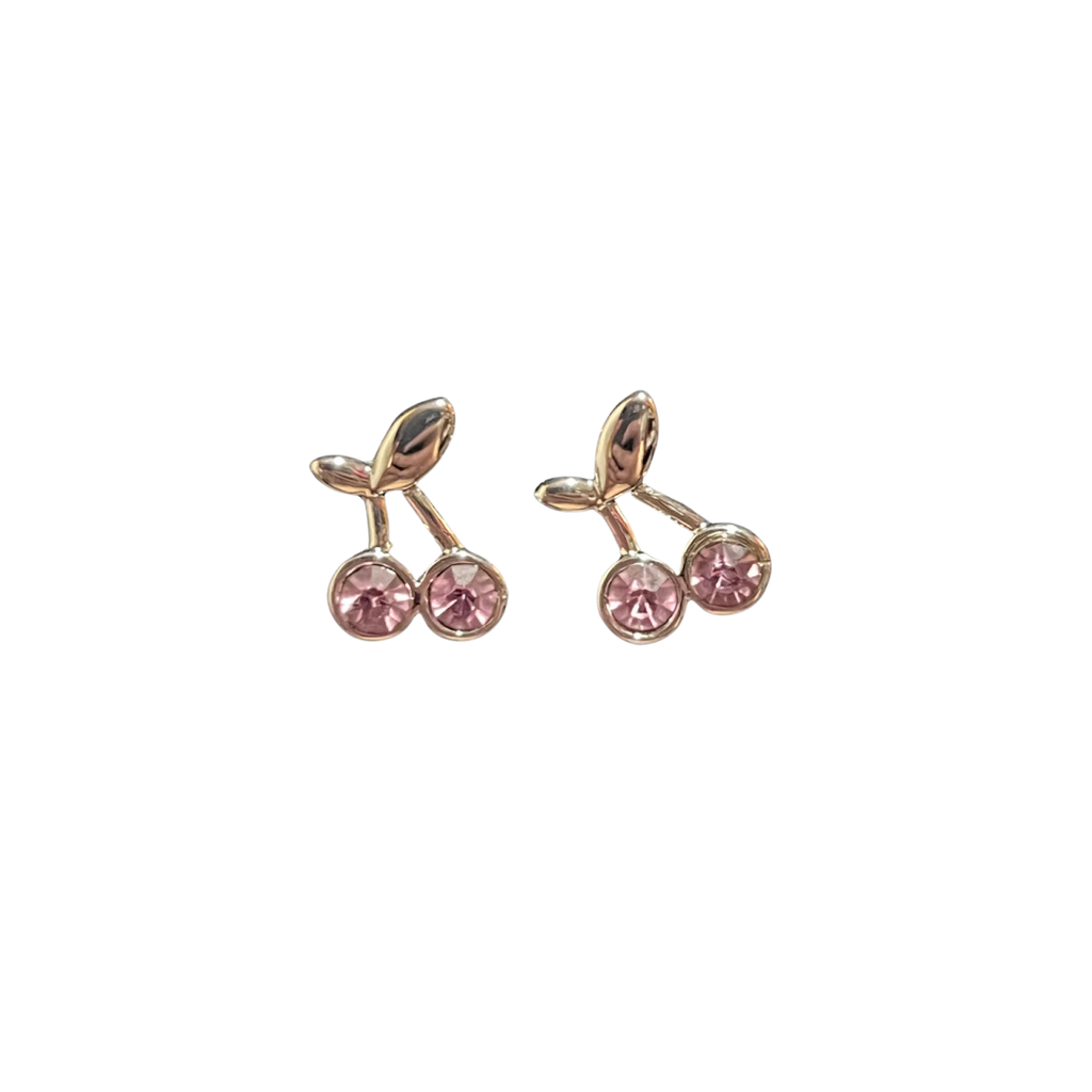 Aretes cyzone estilo cerezas