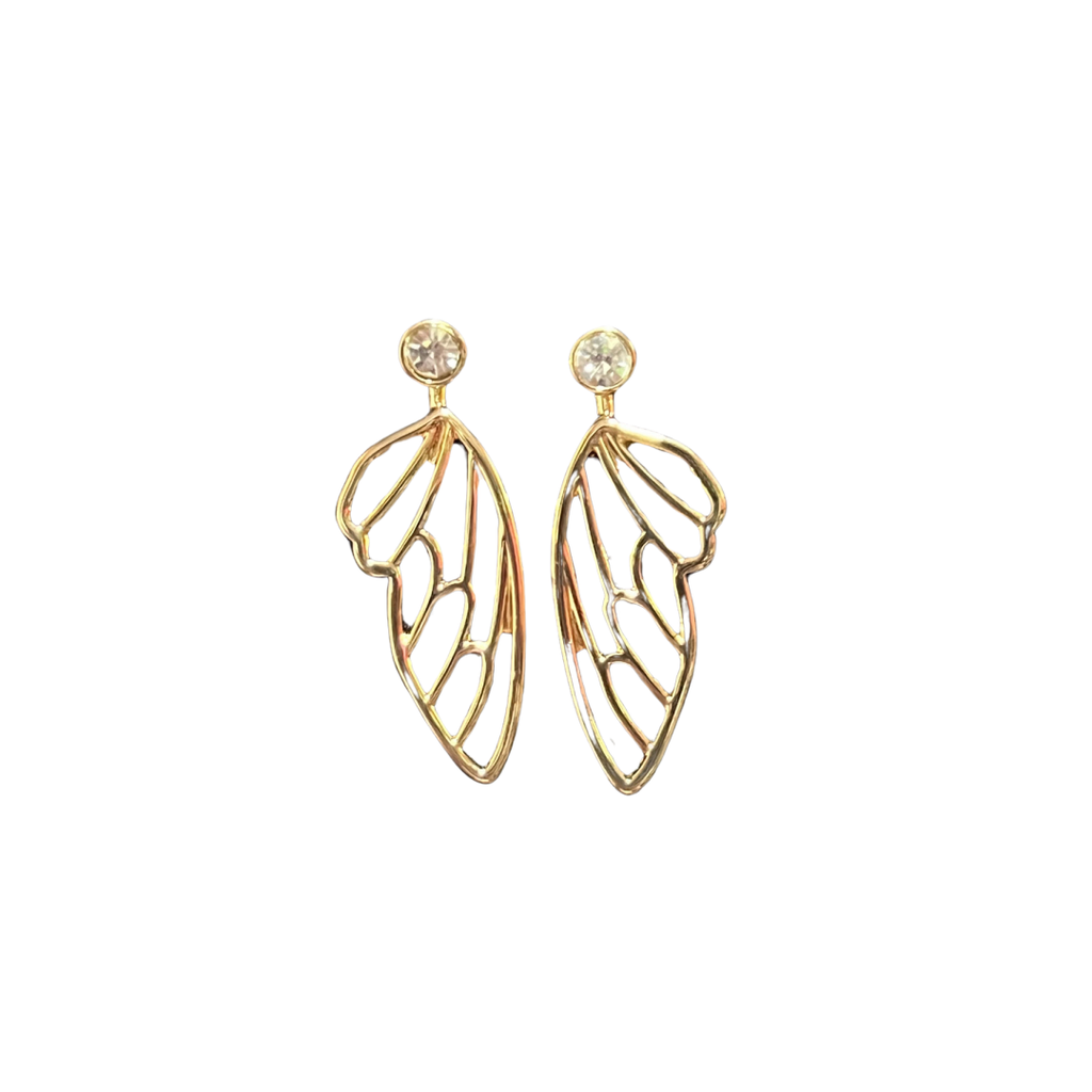 Aretes cyzone estilo alas mariposa