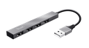 Trust adaptador 4-puertos mini hub USB - 23786